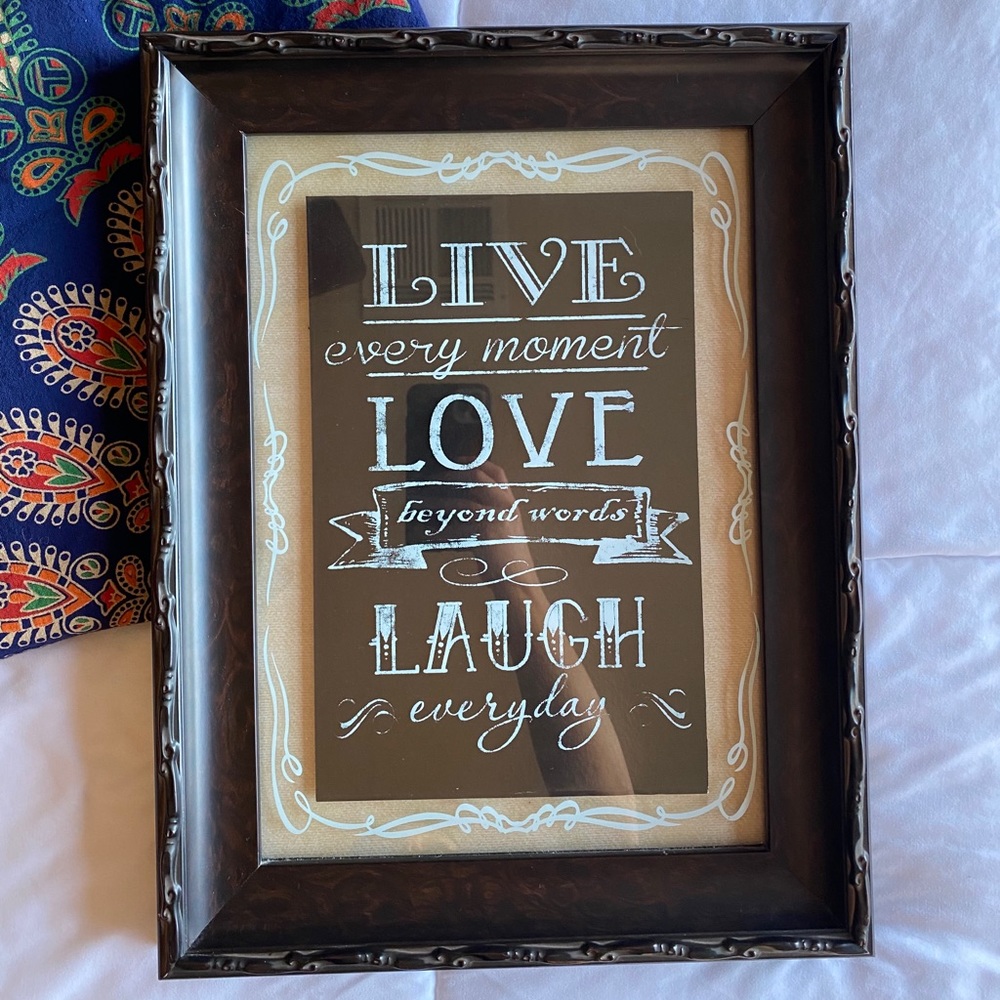 “Live, Love, Laugh” Home Accent Wall Hanging